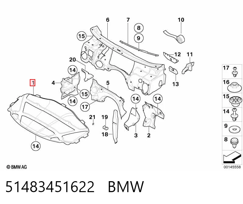 Comprar Aislamiento acústico del capó BMW X3  E83 a bajo precio