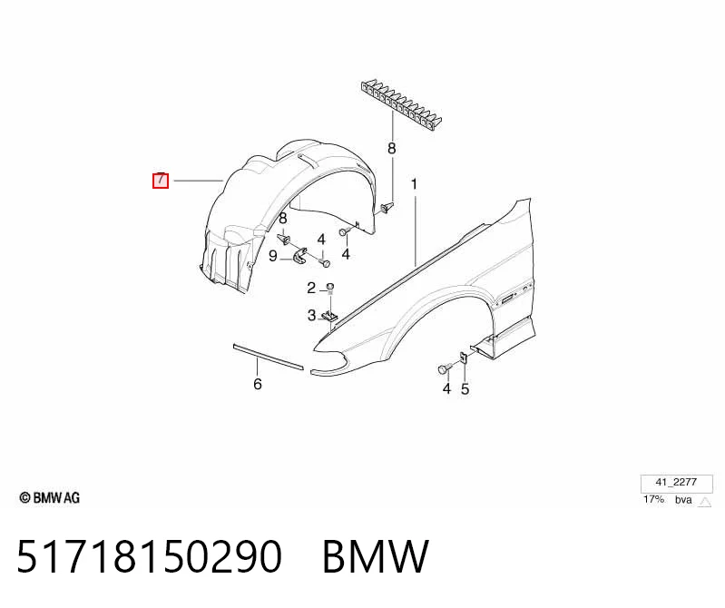 Guardabarros interior derecho, aleta delantera Polcar 2022FP1T precio, desde 26,10 EUR
