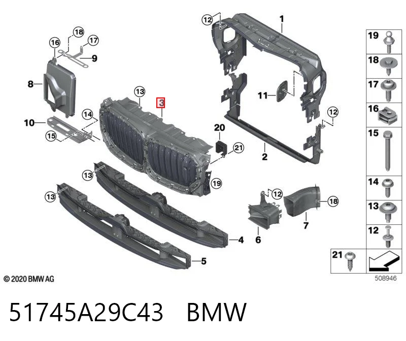 51745A29C43 BMW