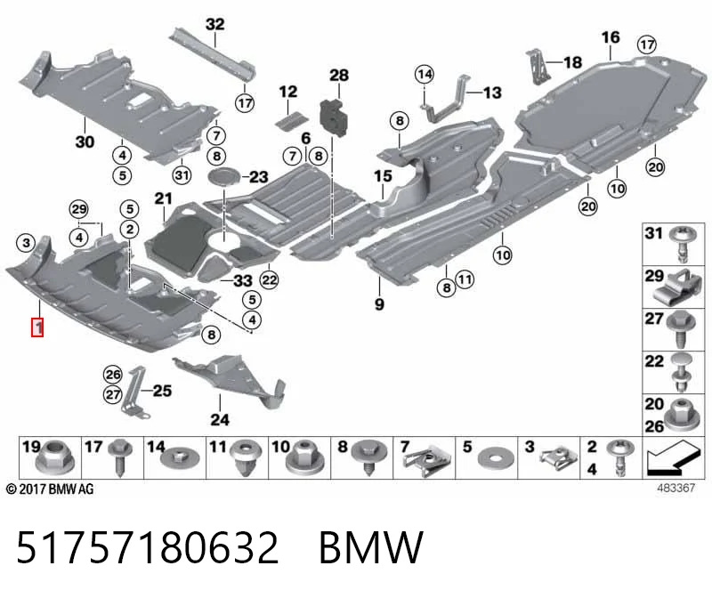 Comprar Protección de cárter BMW X6  E71 a bajo precio