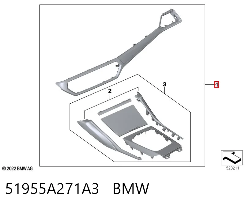 51955A271A3 BMW