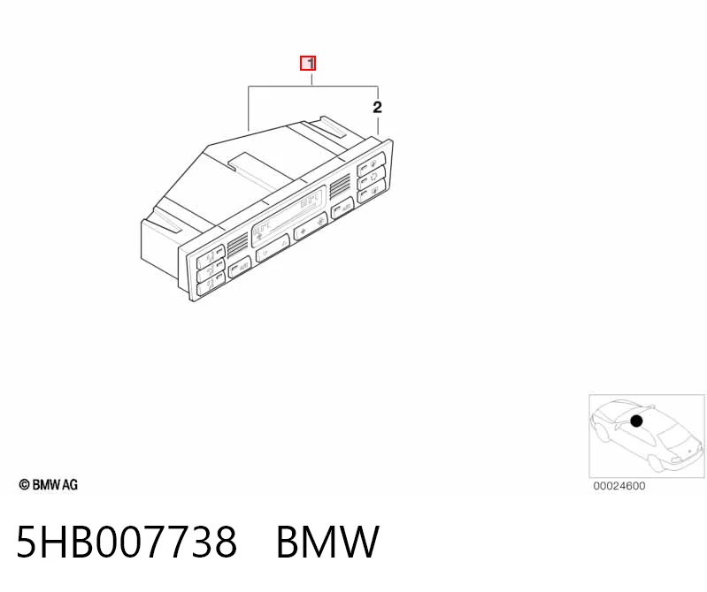  Unidad de control aire acondicionado BMW 3 