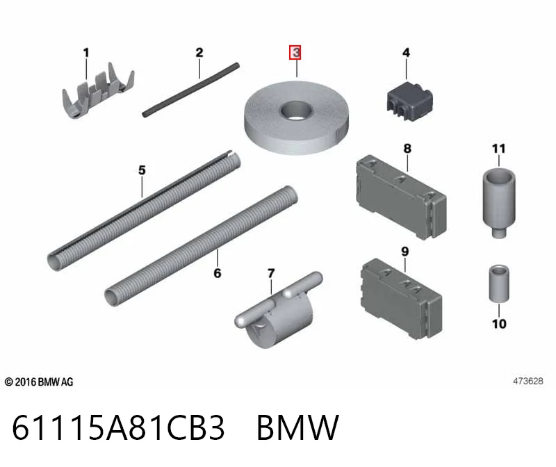 61115A81CB3 BMW