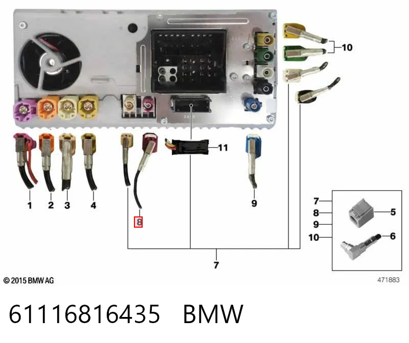 61116816435 BMW