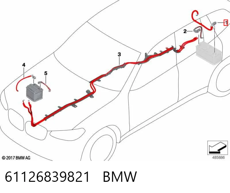 61126839821 BMW