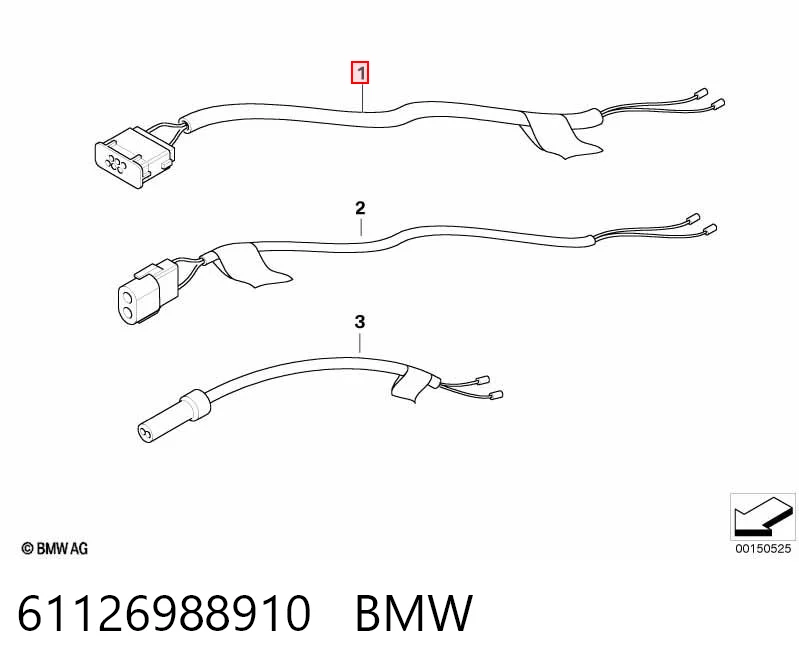 61126988910 BMW