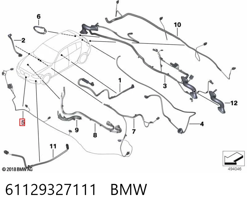 61129327111 BMW