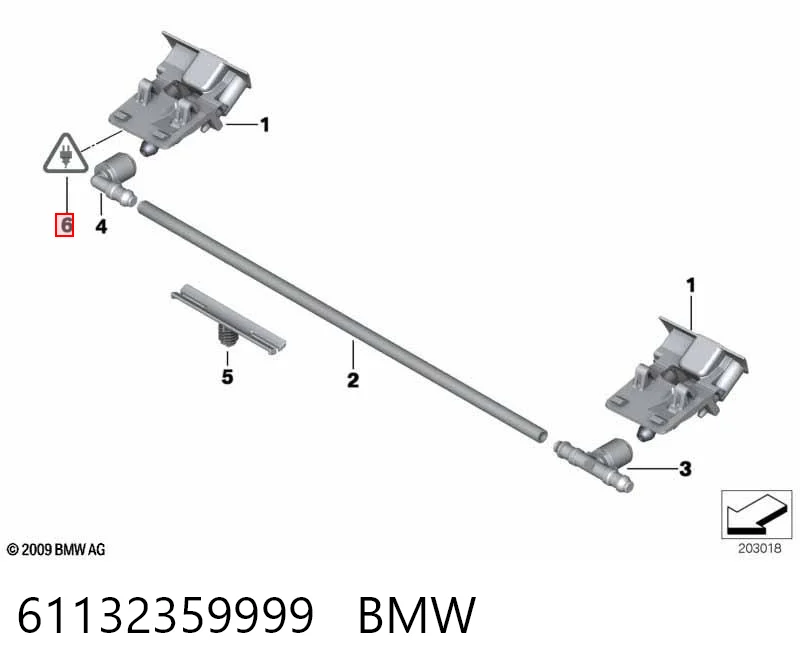 61132359999 BMW Conector universal
