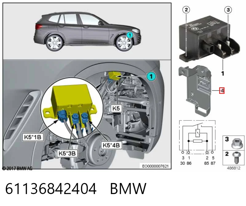 61136842404 BMW