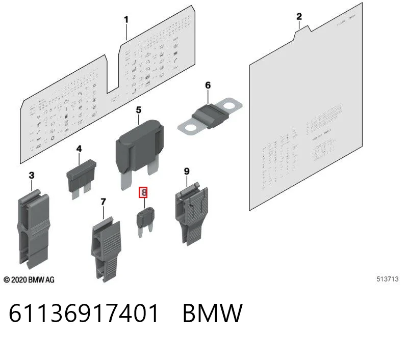 61136917401 BMW