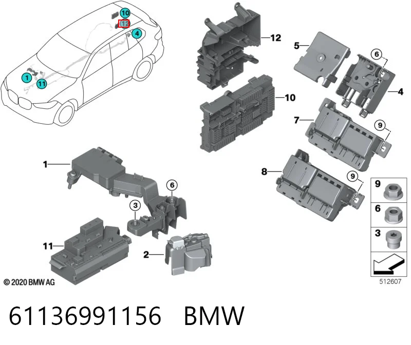 61136991156 BMW