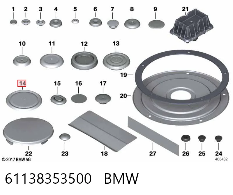 61138353500 BMW