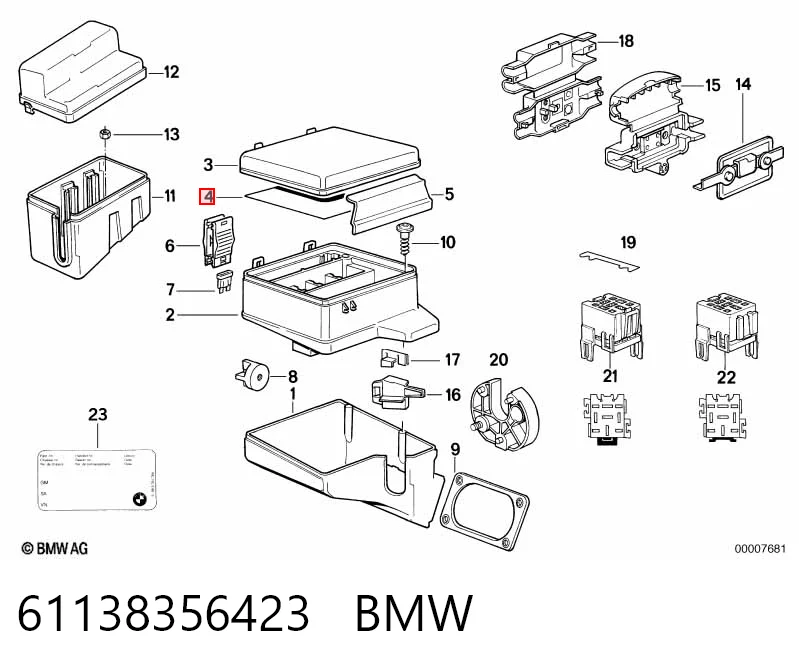 61138356423 BMW