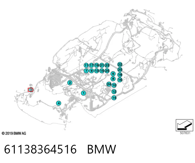 61138364516 BMW