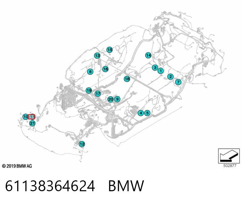 61138364624 BMW