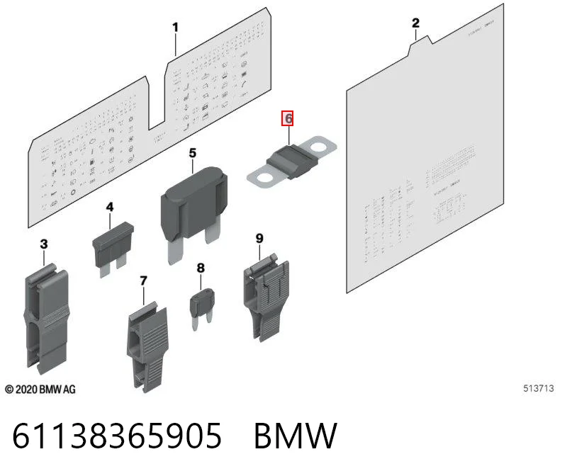 61138365905 BMW