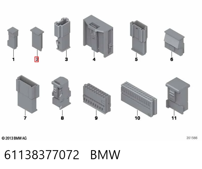 61138377072 BMW Conector universal
