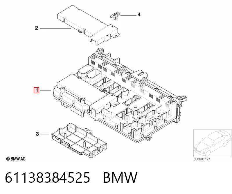 Caja fusibles BMW X5 SUV (E53) (2000 - 2006) precio, desde 69,70 EUR
