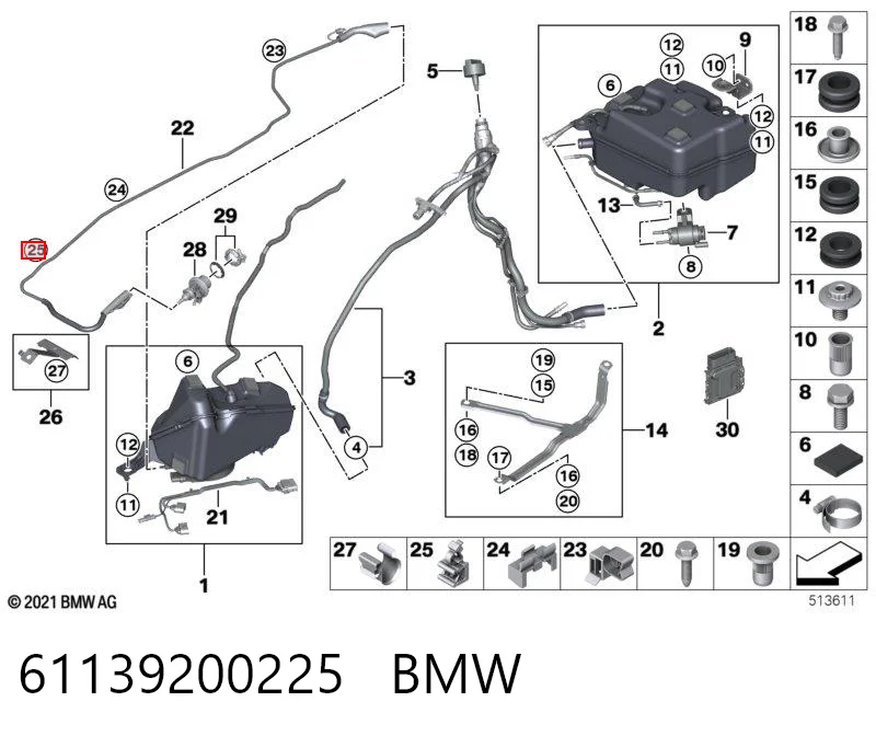 61139200225 BMW