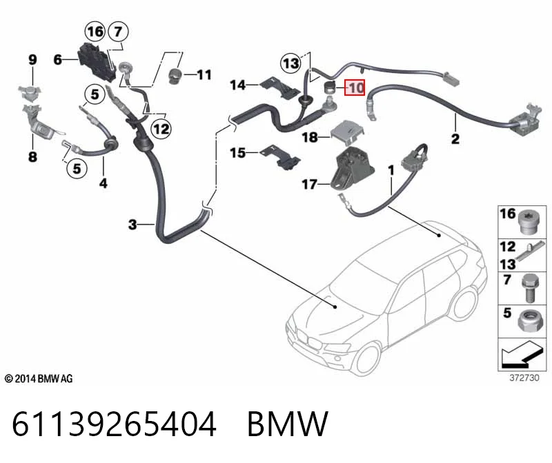 61139265404 BMW