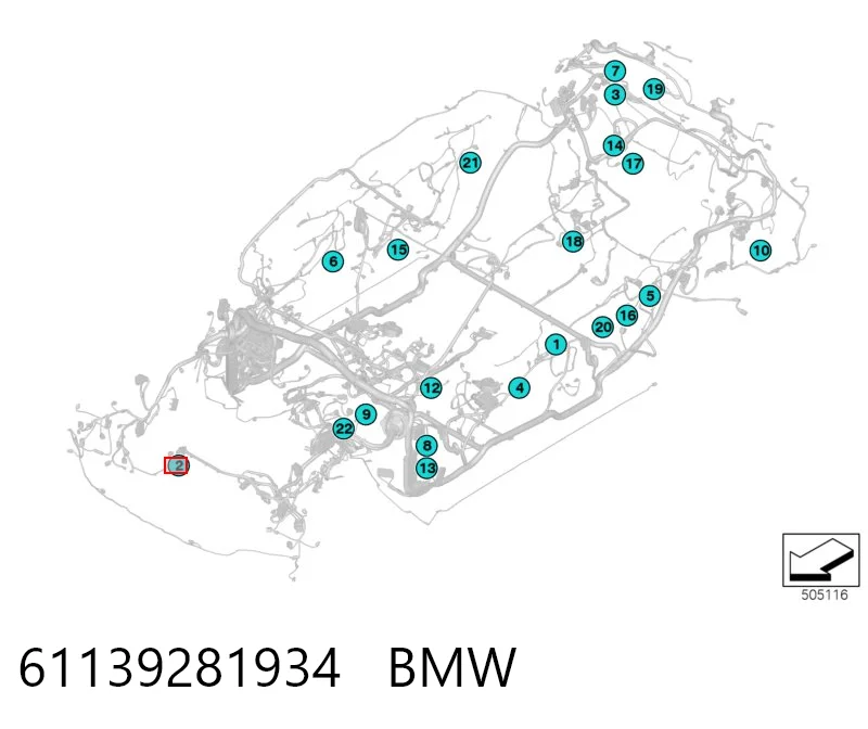 61139281934 BMW