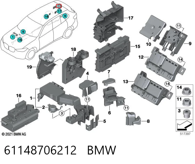 61148706212 BMW