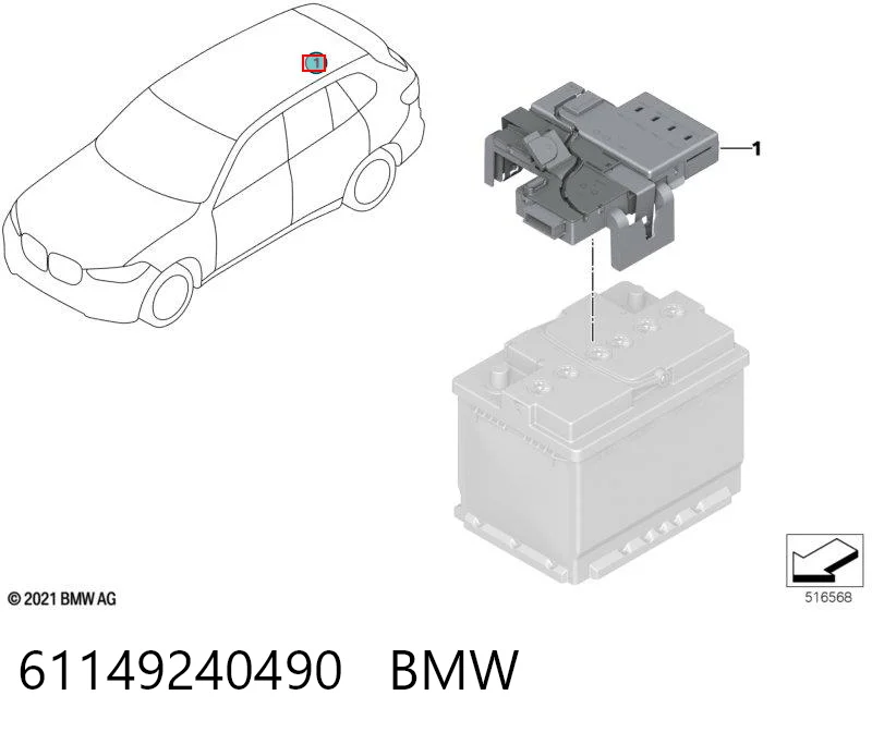 61149240490 BMW