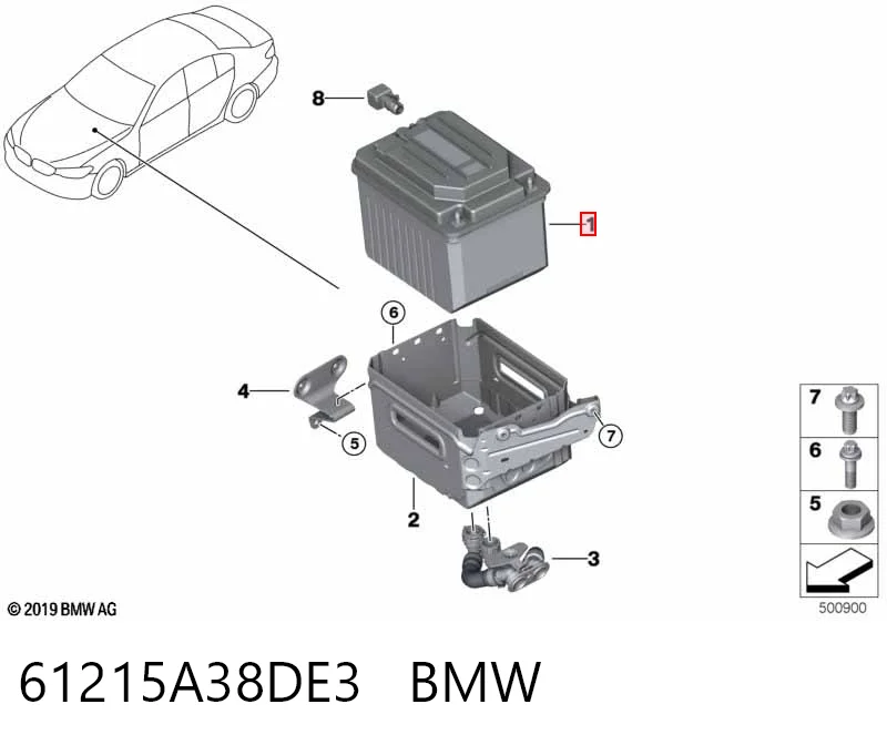 61215A38DE3 BMW