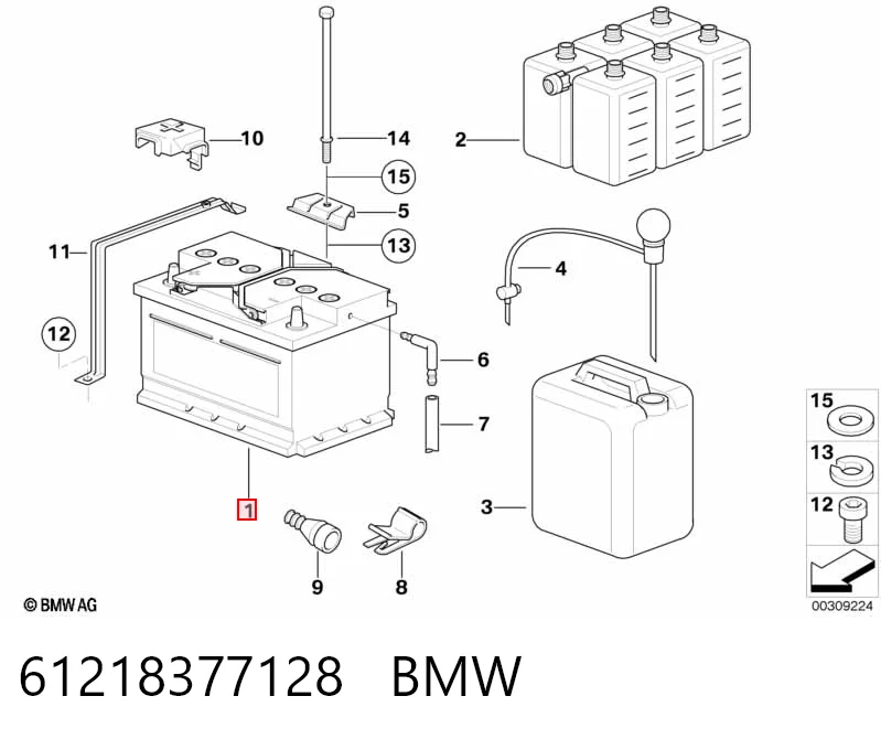 61218377128 BMW