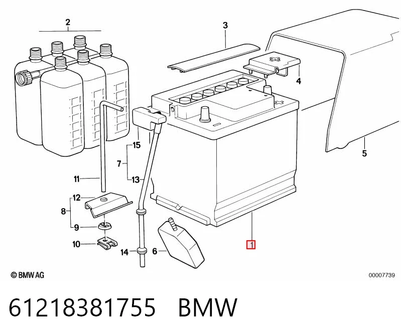 61218381755 BMW