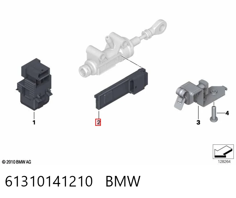 61310141210 BMW Interruptor de embrague