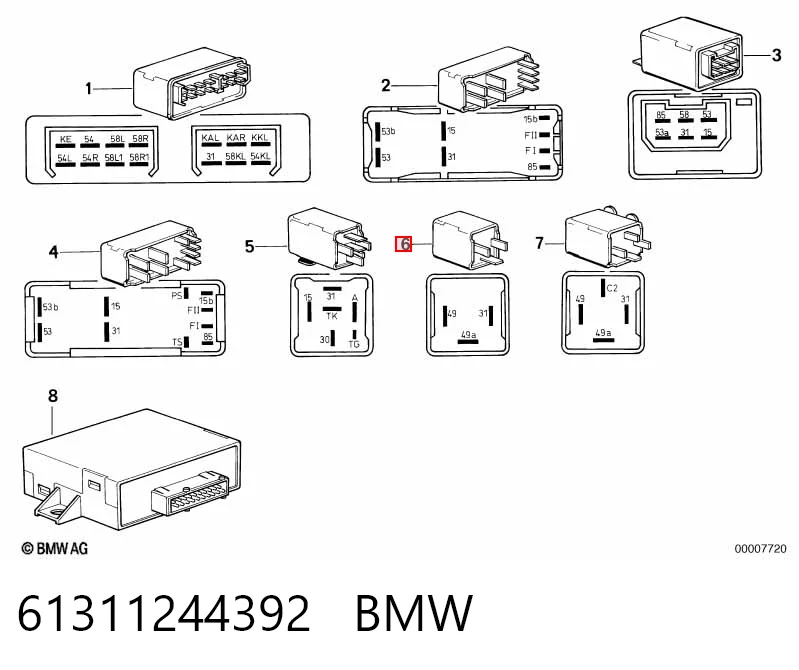 61311244392 BMW