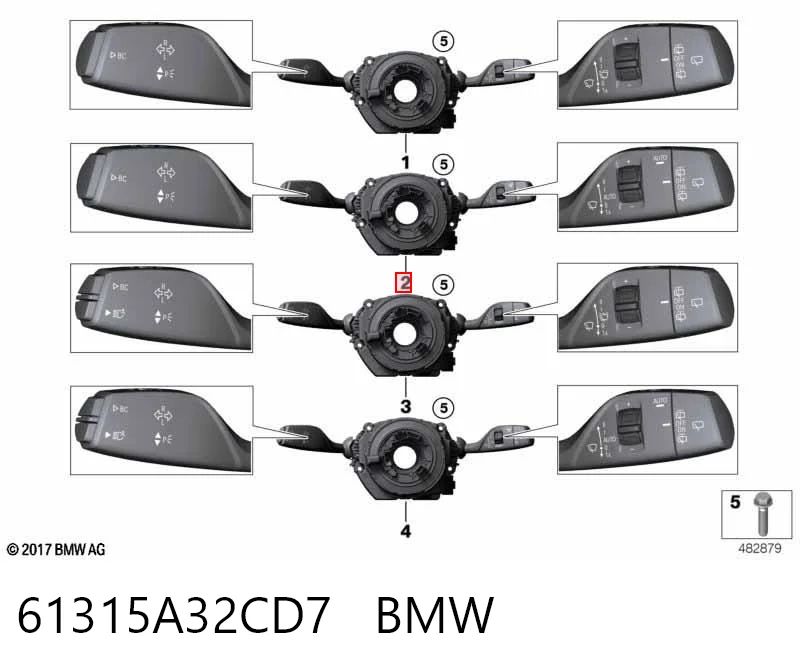 Mando bajo volante para BMW 1  F20