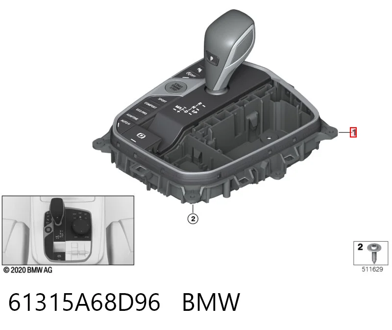 61315A68D96 BMW