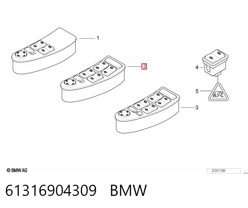 61316904309 BMW