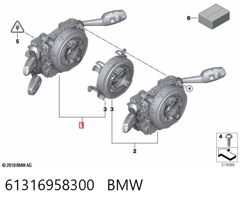 Mando bajo volante para BMW 1  E81