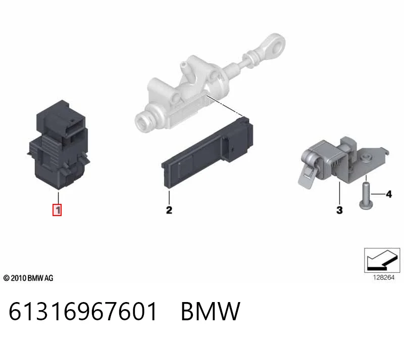 61316967601 BMW Interruptor luces de freno