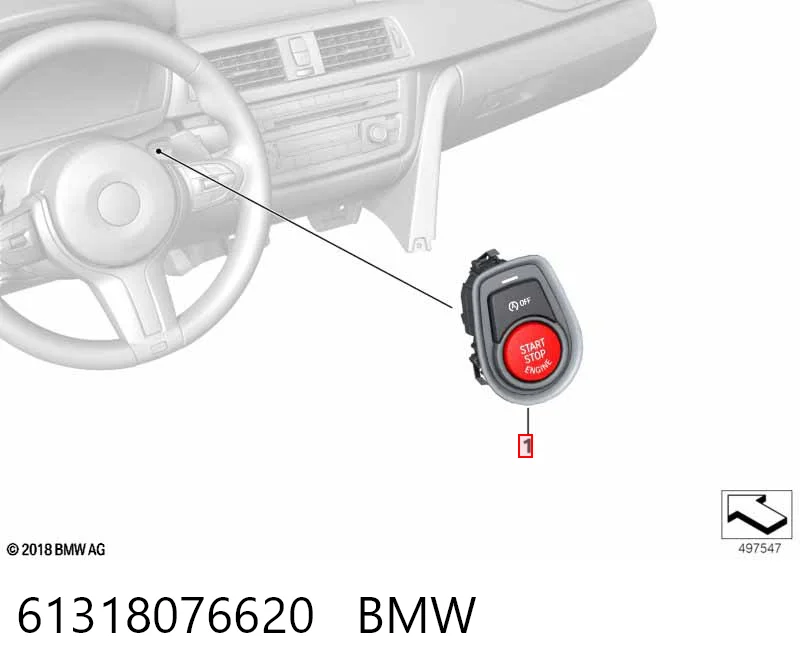 61318076620 BMW