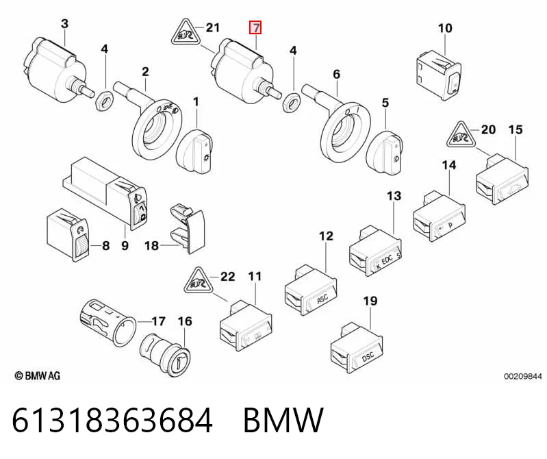 61318363684 BMW