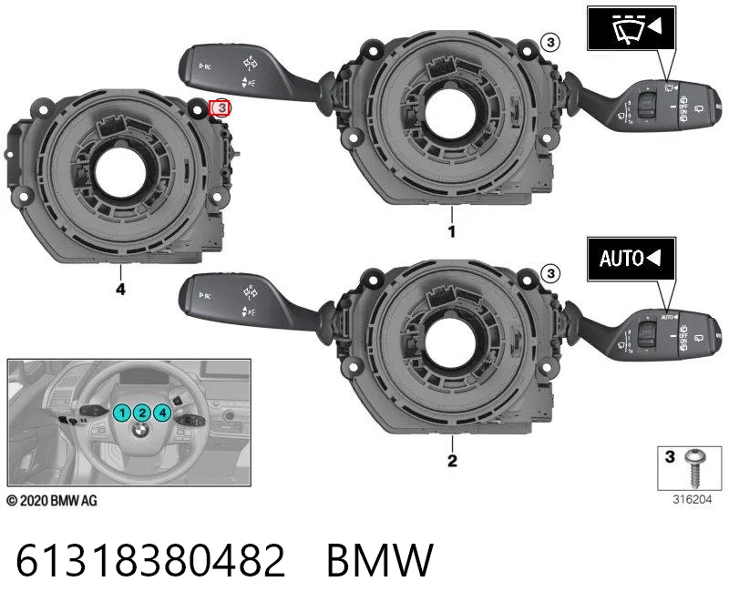 61318380482 BMW