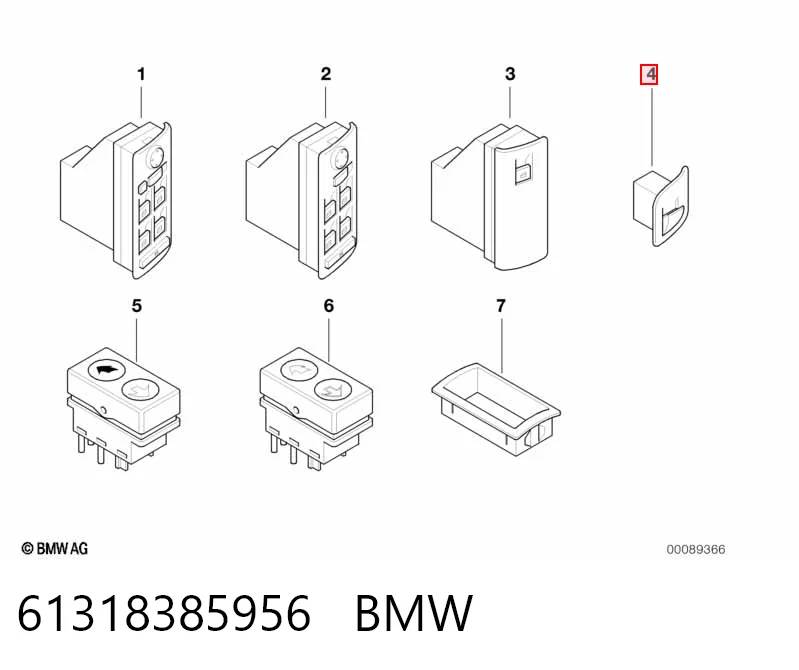 61318385956 BMW