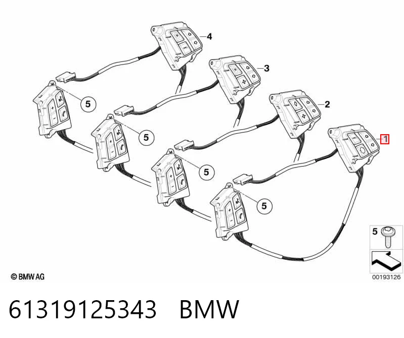 61319125343 BMW