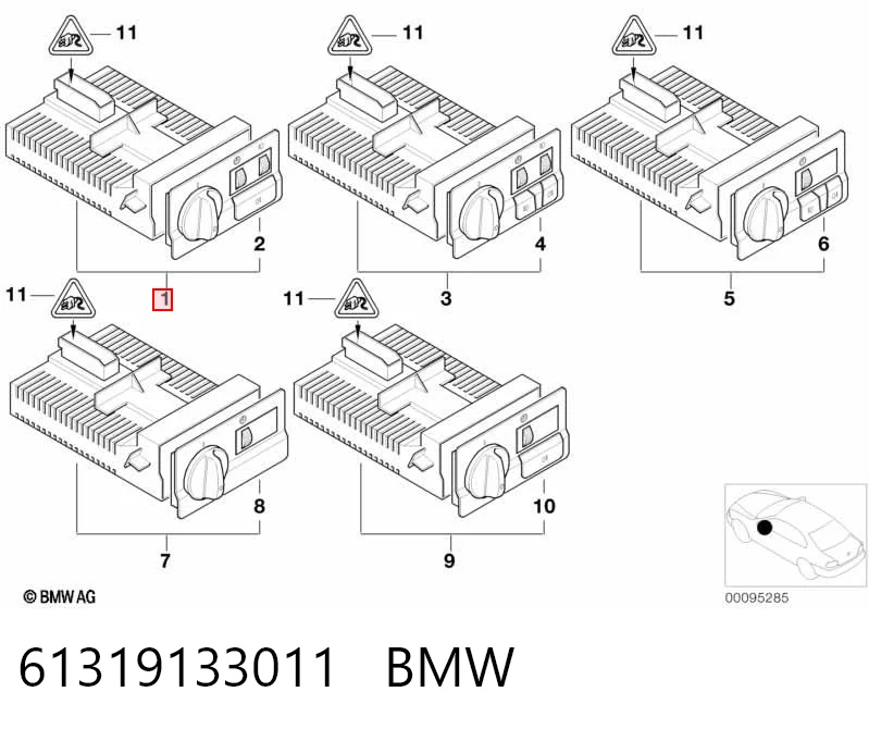 61319133011 BMW