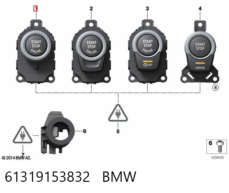 61319153832 BMW
