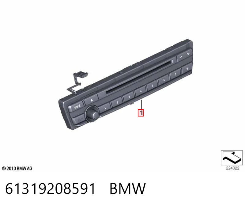 61319208591 BMW 