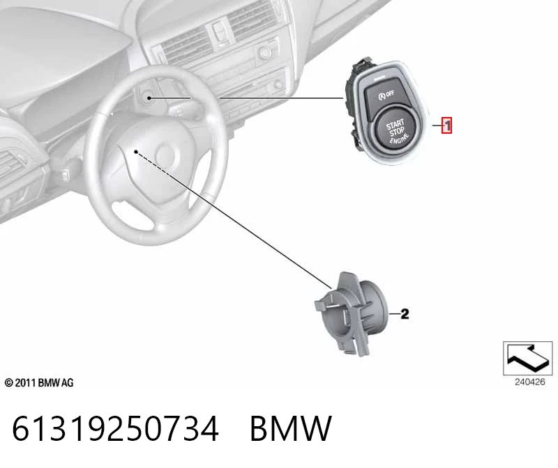 61319250734 BMW