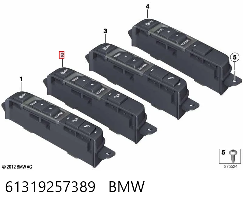 61319257389 BMW
