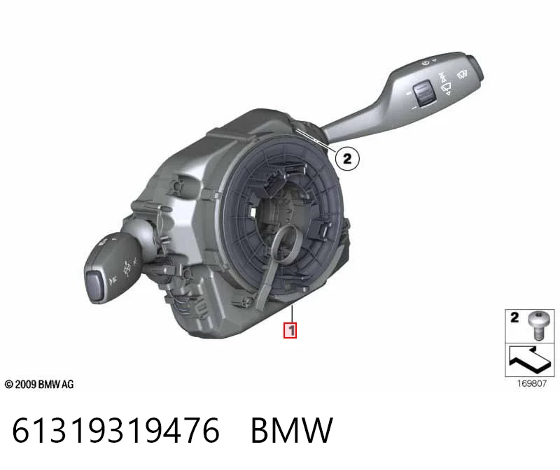 61319319476 BMW Mando bajo volante