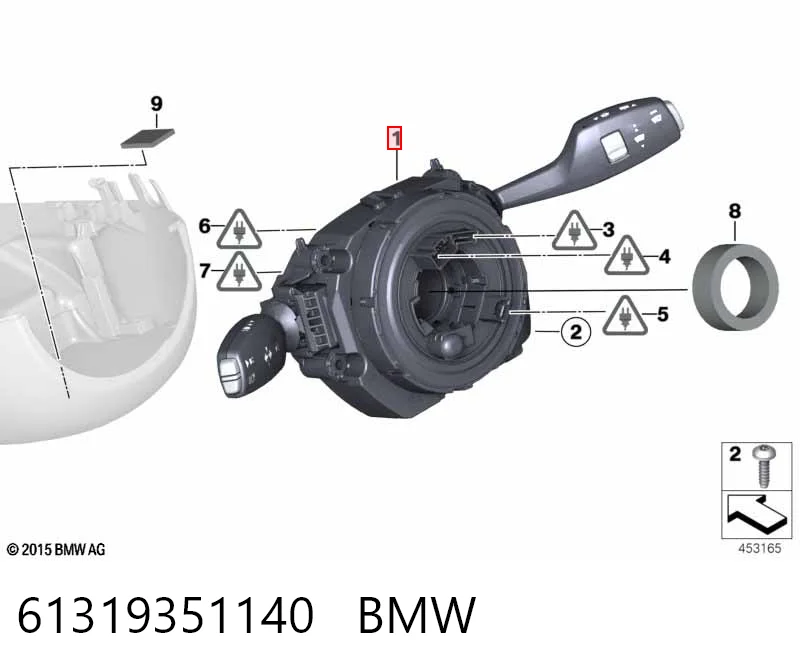61319351140 BMW Mando bajo volante