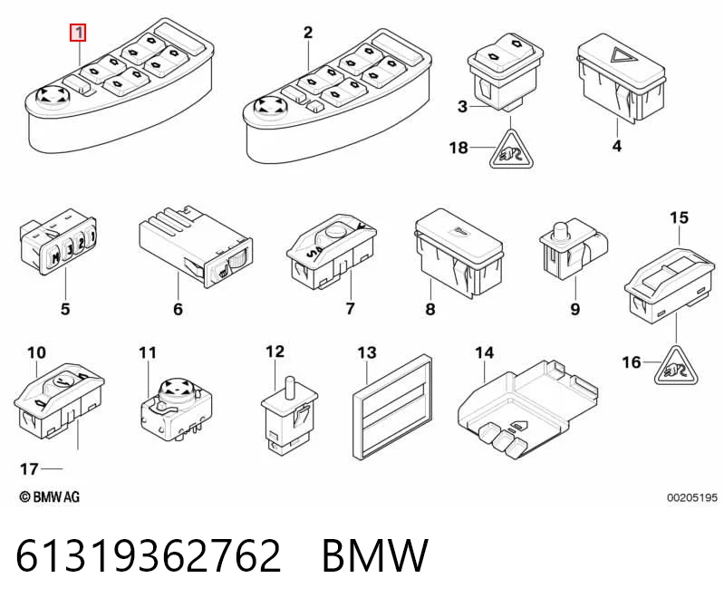 61319362762 BMW